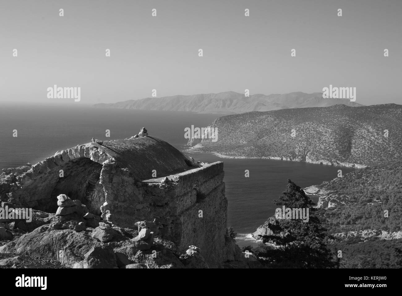 Die Insel Rhodos Stockfoto