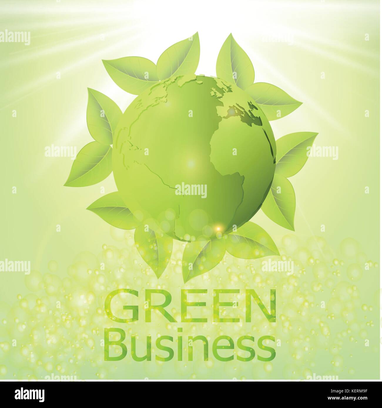 Green Business background Vektor. Es für Arten von Medien Präsentation wie Hintergrund, Hintergrund, Poster, Druck, Illustration & andere angewendet werden kann Stock Vektor