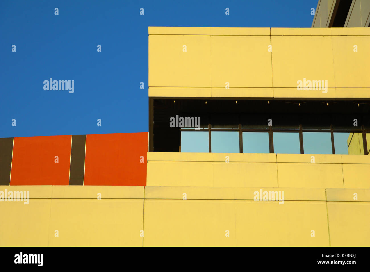 Minimale urban Geschossen eines Gebäudes Stockfoto