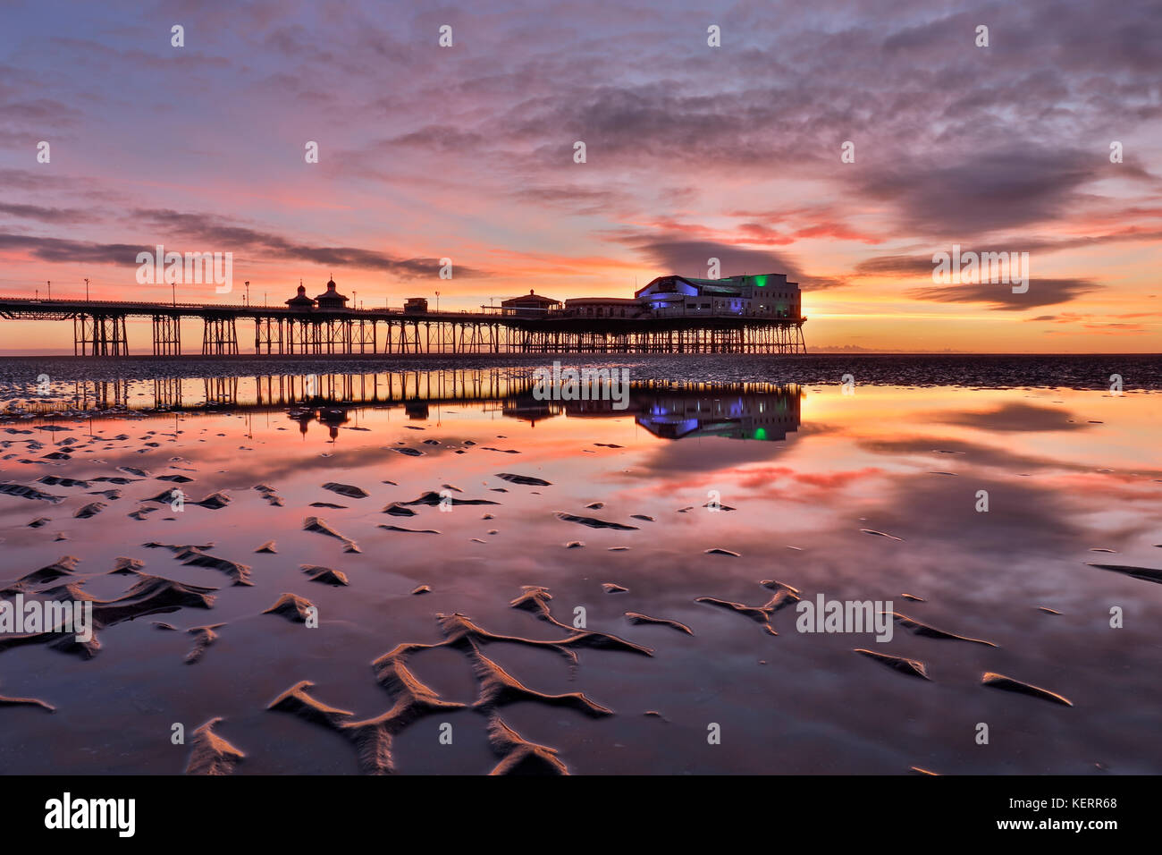 Blackpool; Central Pier; Lancashire; Großbritannien Stockfoto