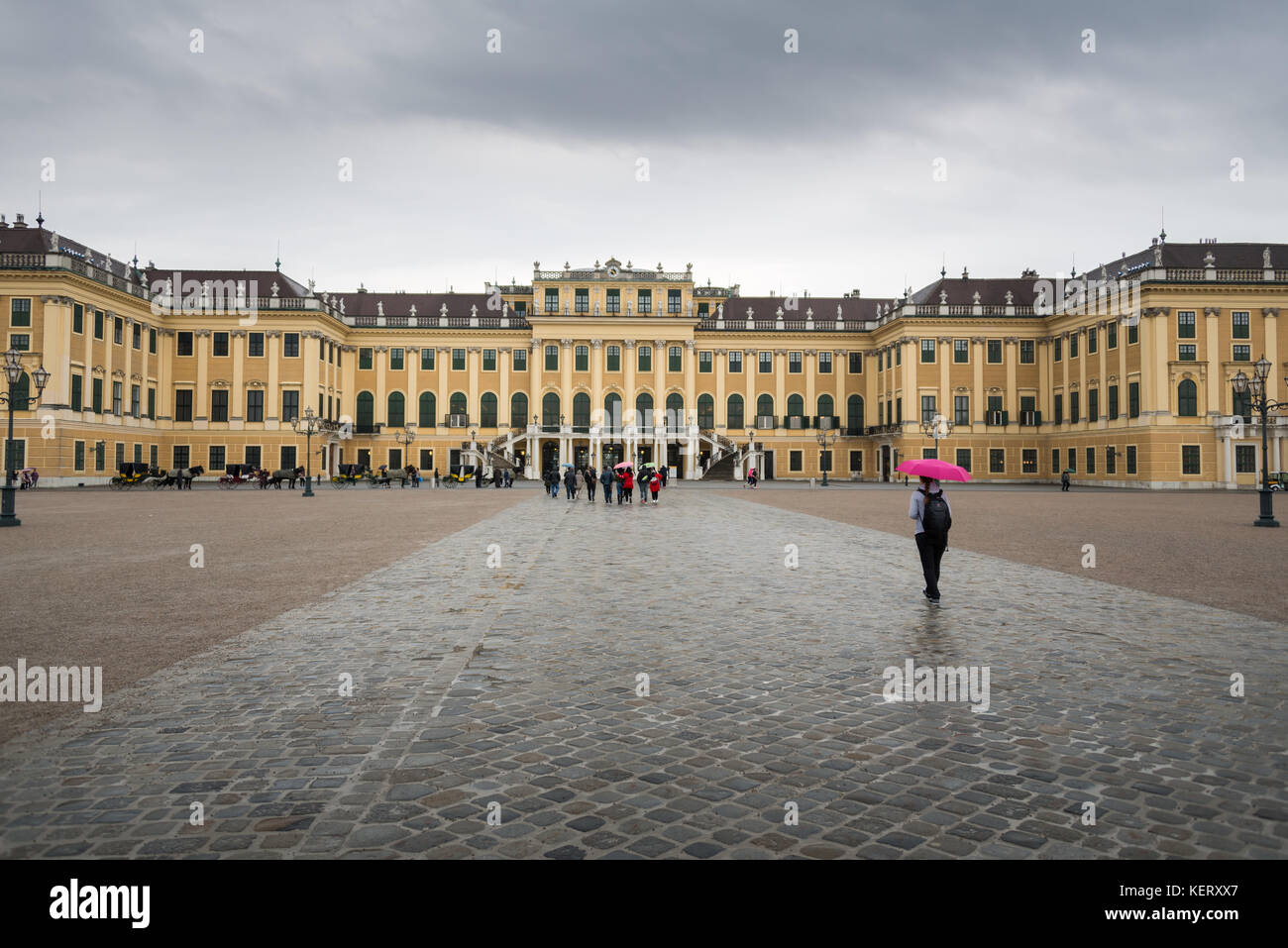 Dreitägiger Besuch in Wien, der Hauptstadt Österreichs Stockfoto