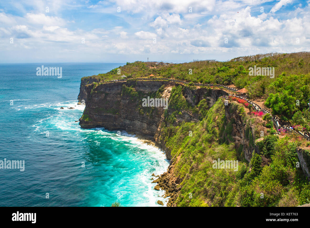 Uluwatu Tempel. Bali, Indonesien. Stockfoto