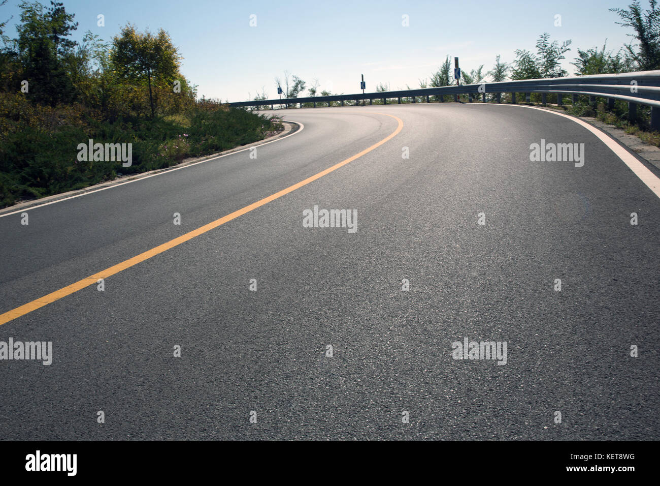 Straßen in den Vororten von Peking Stockfoto