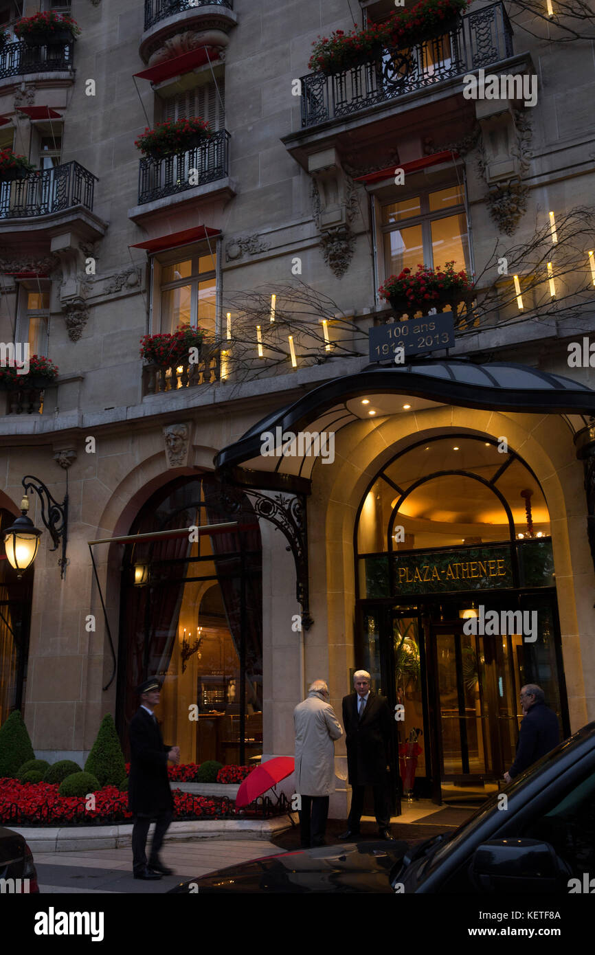 Europa - Frankreich - Paris - Hotel - Athen - Restaurant aain Ducasse Stockfoto