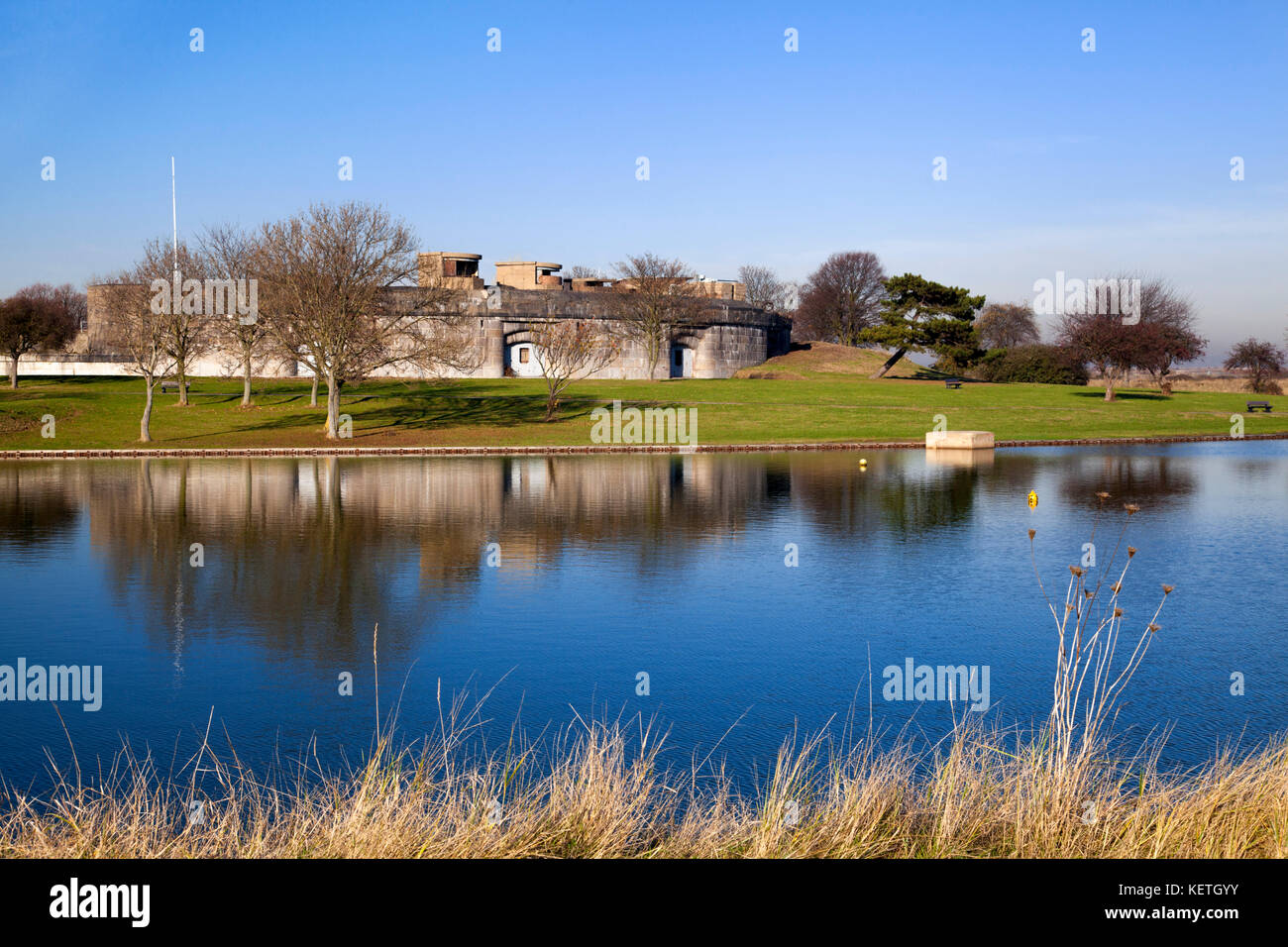 Coalhouse Fort East Tilbury Essex Stockfoto