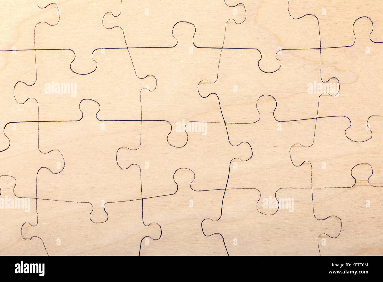 Holz puzzle Textur Stockfoto