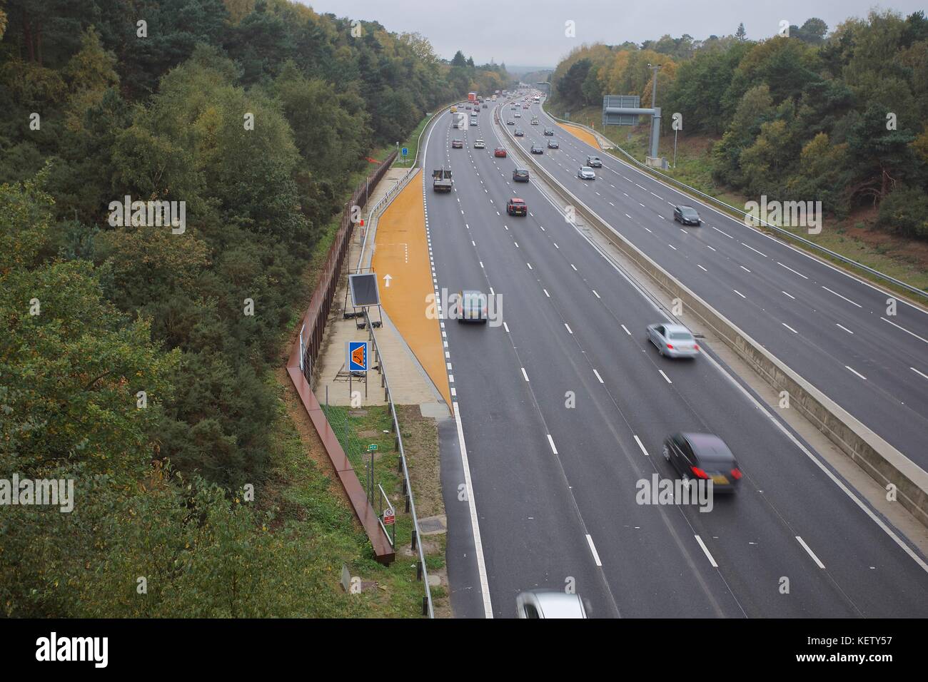 intelligente Autobahn Stockfoto