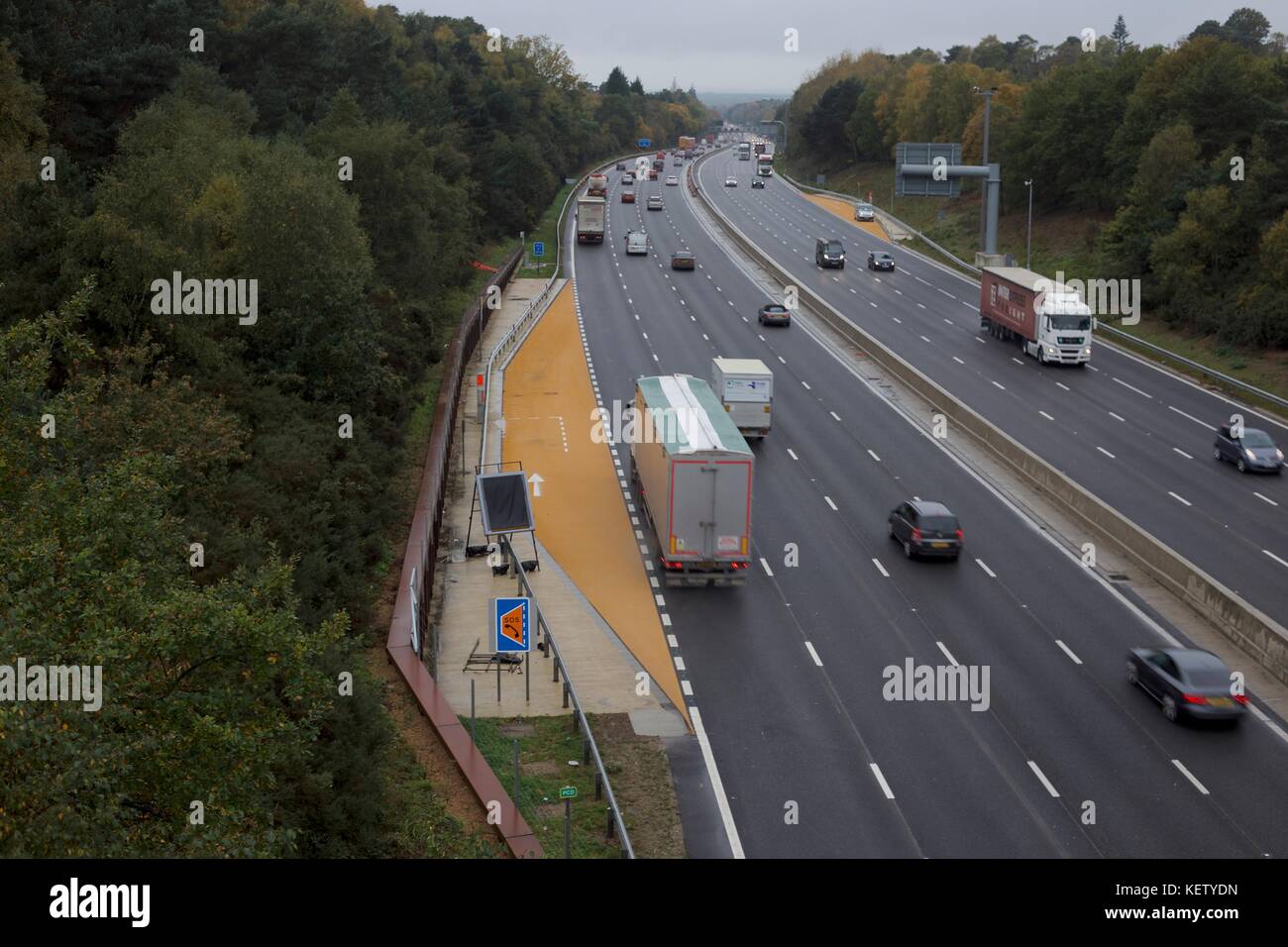 intelligente Autobahn Stockfoto
