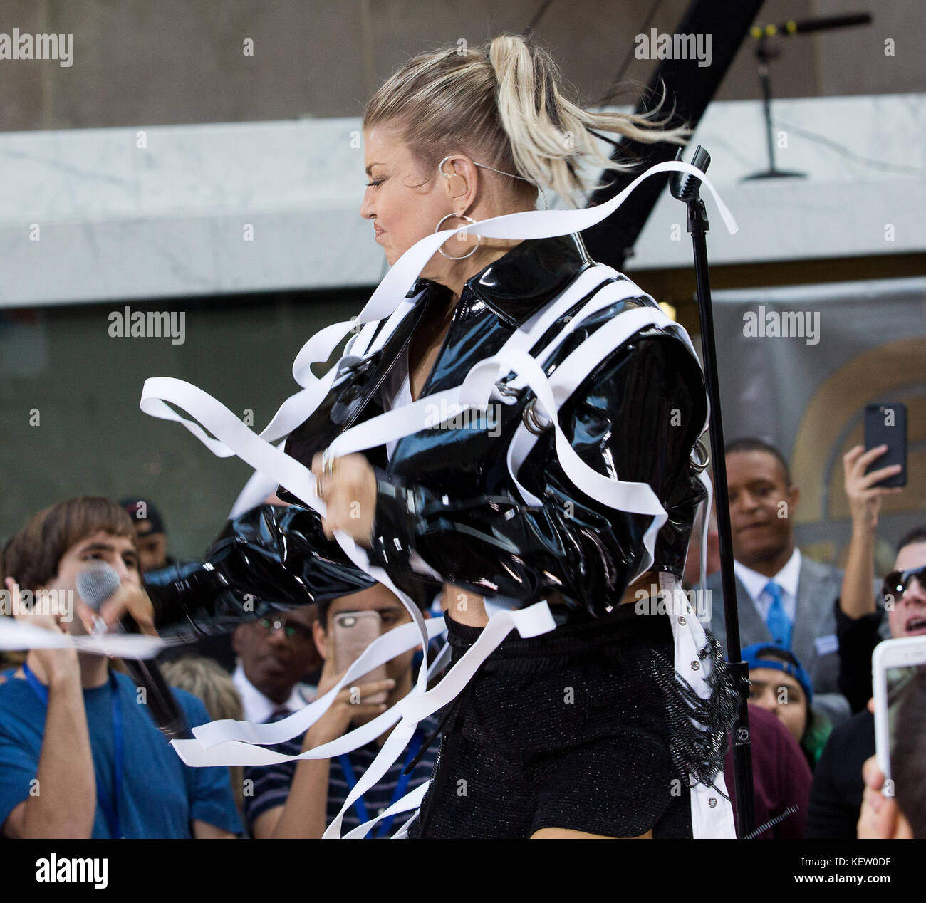 Fergie auf NBC Today Show Konzertreihen mit: Fergie wo: New York, New York, United States wenn: 22 Sep 2017 Credit: wenn.com Stockfoto