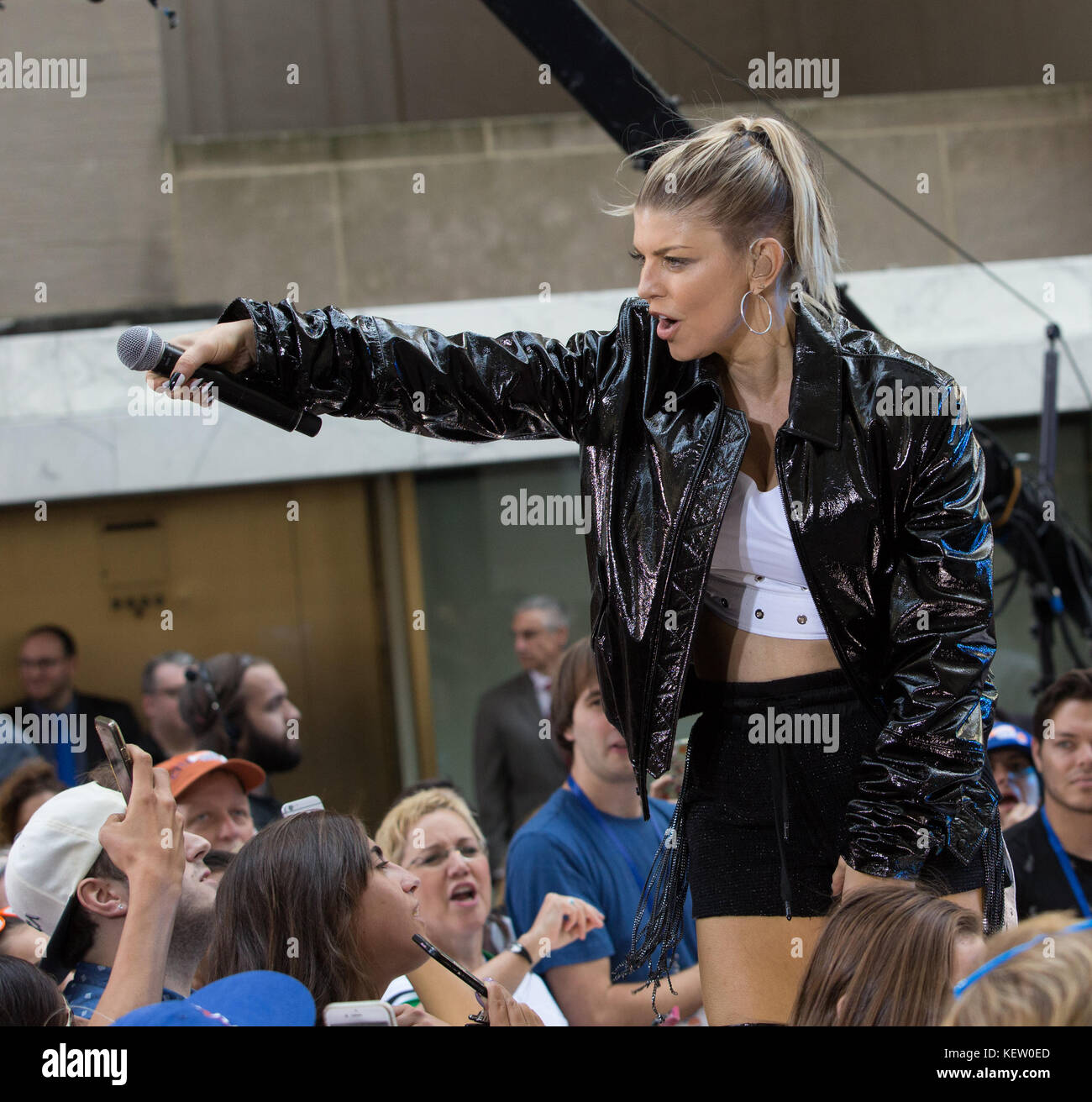 Fergie auf NBC Today Show Konzertreihen mit: Fergie wo: New York, New York, United States wenn: 22 Sep 2017 Credit: wenn.com Stockfoto