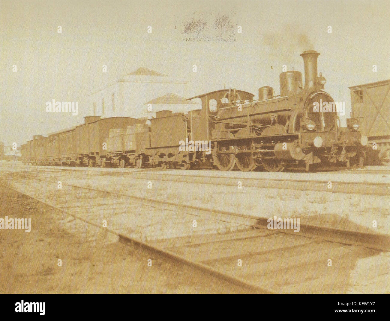 CFS 20 Lokomotive bei Tavira Bahnhof Stockfoto