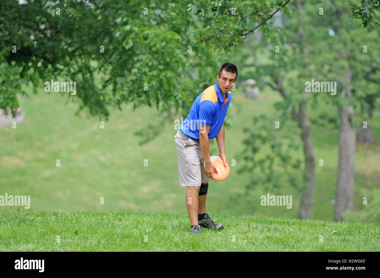 Paul mcbeth (geboren am 9. Juli 1990) ist eine US-amerikanische professionelle Scheibe Golfspieler von Huntington Beach, Kalifornien. Er hat die pdga Weltmeisterschaft gewann 4 x Stockfoto