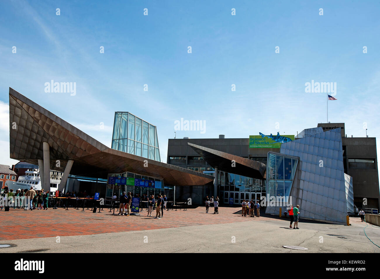 New England Aquarium, Boston, Massachusetts, Vereinigte Staaten von Amerika Stockfoto