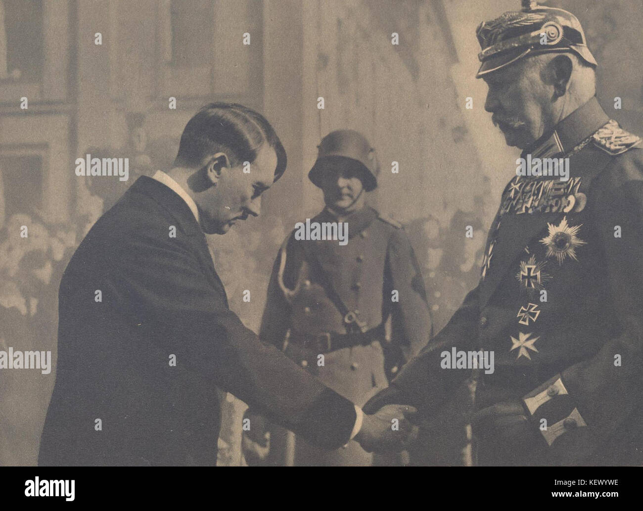 3 K15 383 1 Hitler und Hindenburg, Potsdam, 21.03.1933 Stockfoto