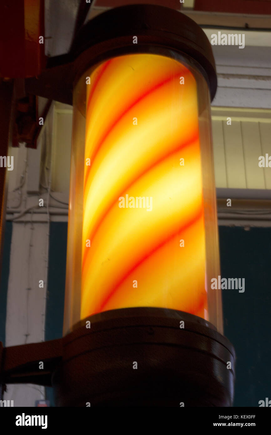 Barber Shop anmelden Stockfoto