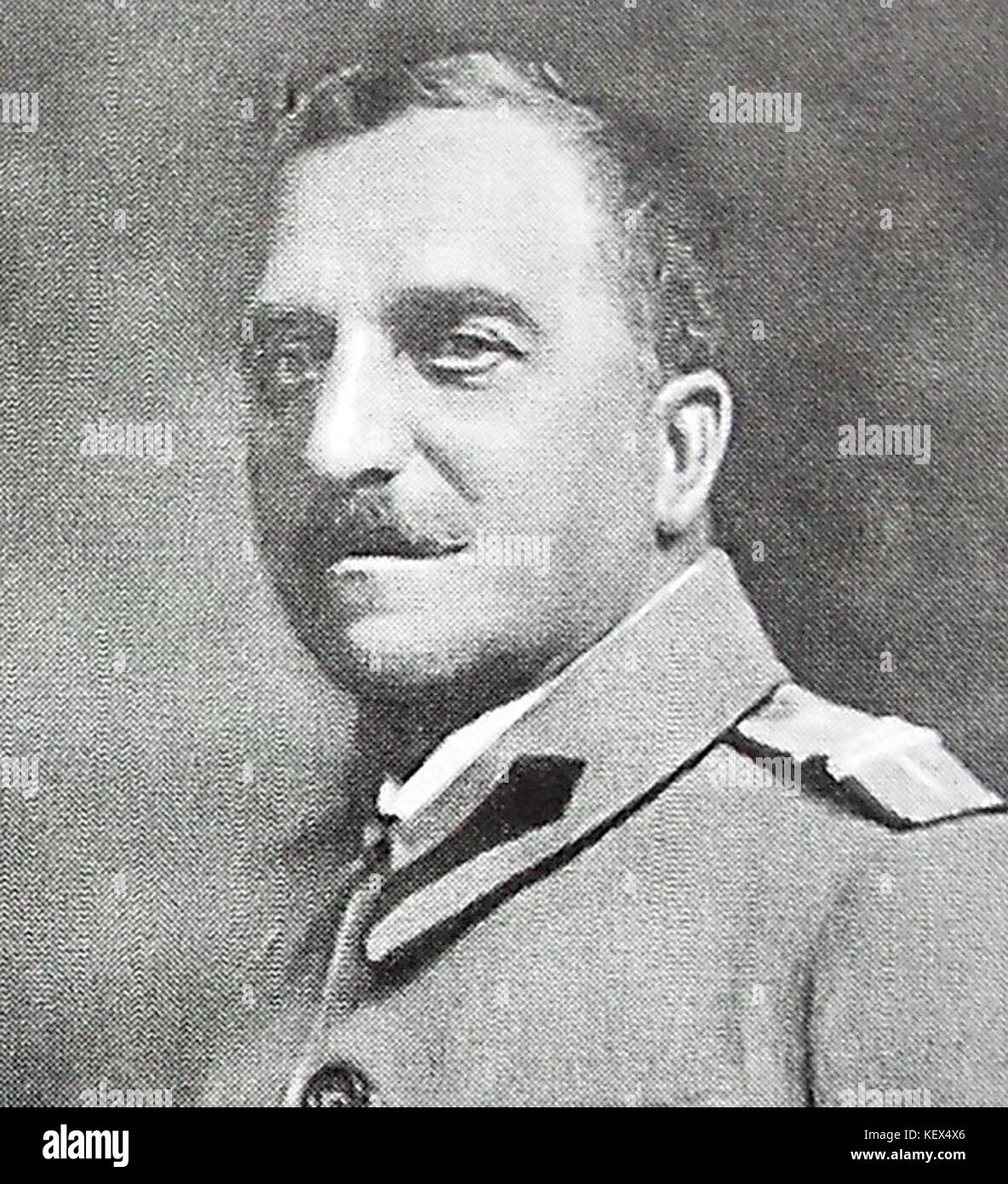 1917 Generalul Nicolae Sinescu 1. Stockfoto