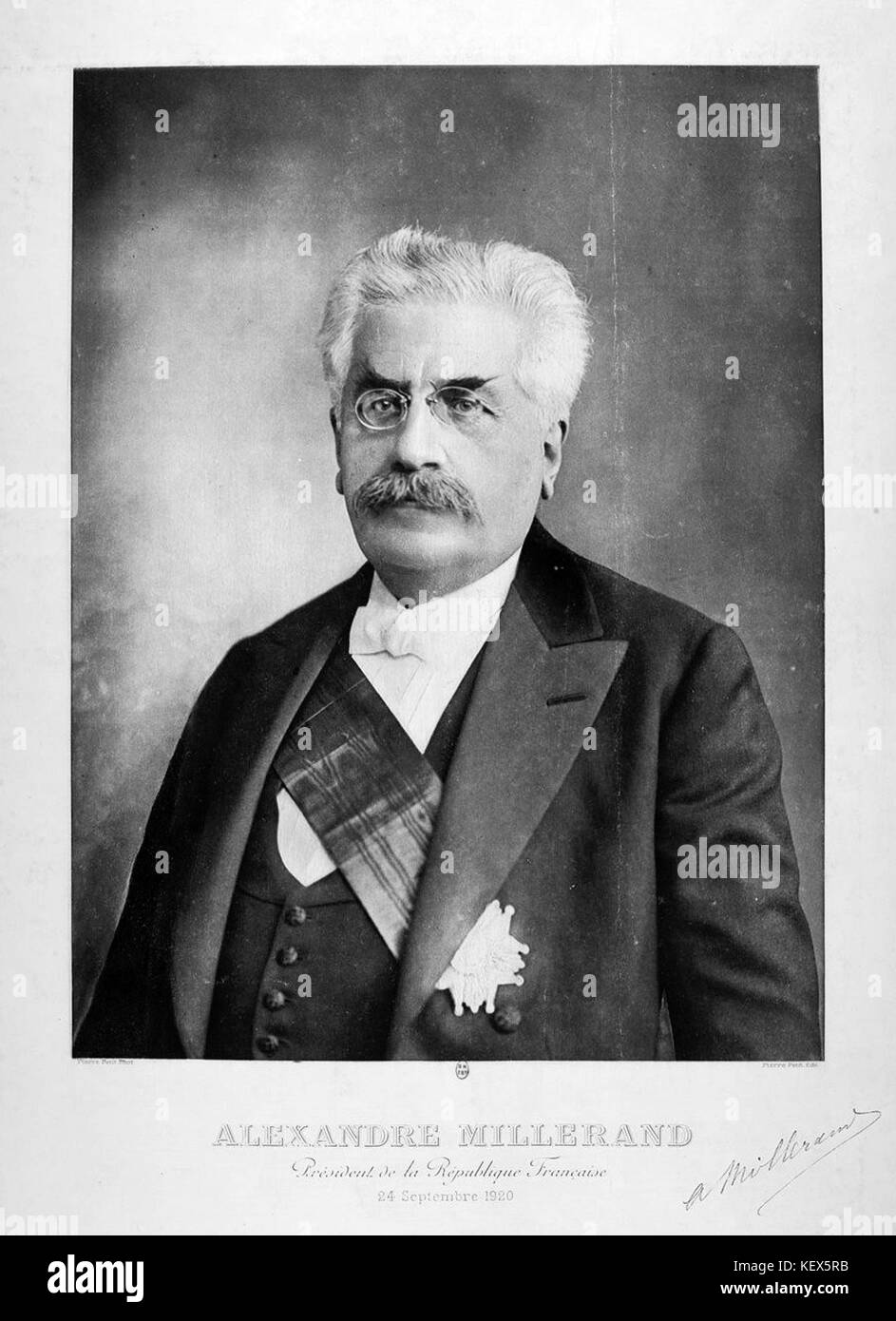 Alexandre Millerand Stockfoto