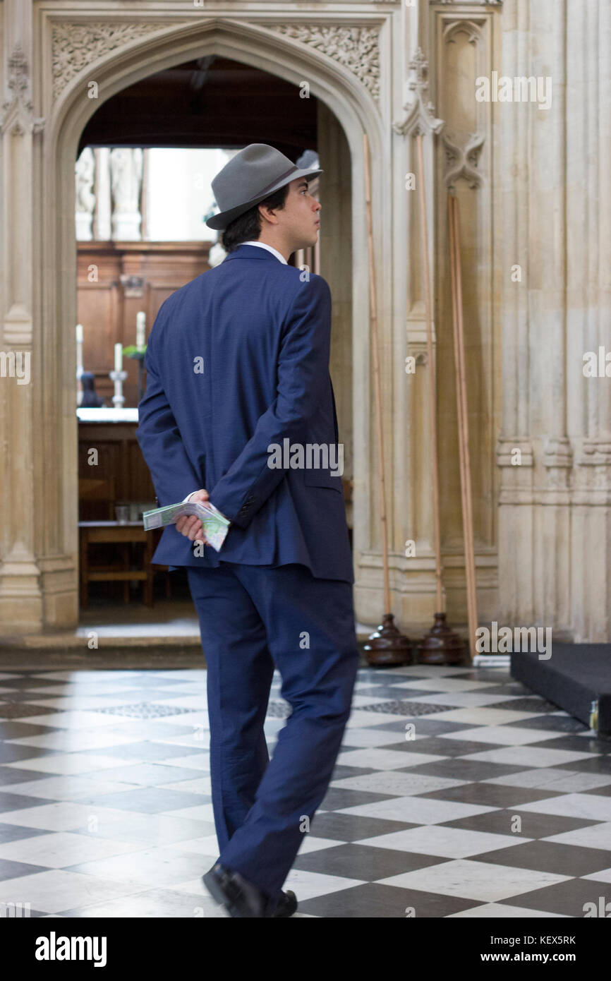 Chequer board Bodenfliesen Stockfoto