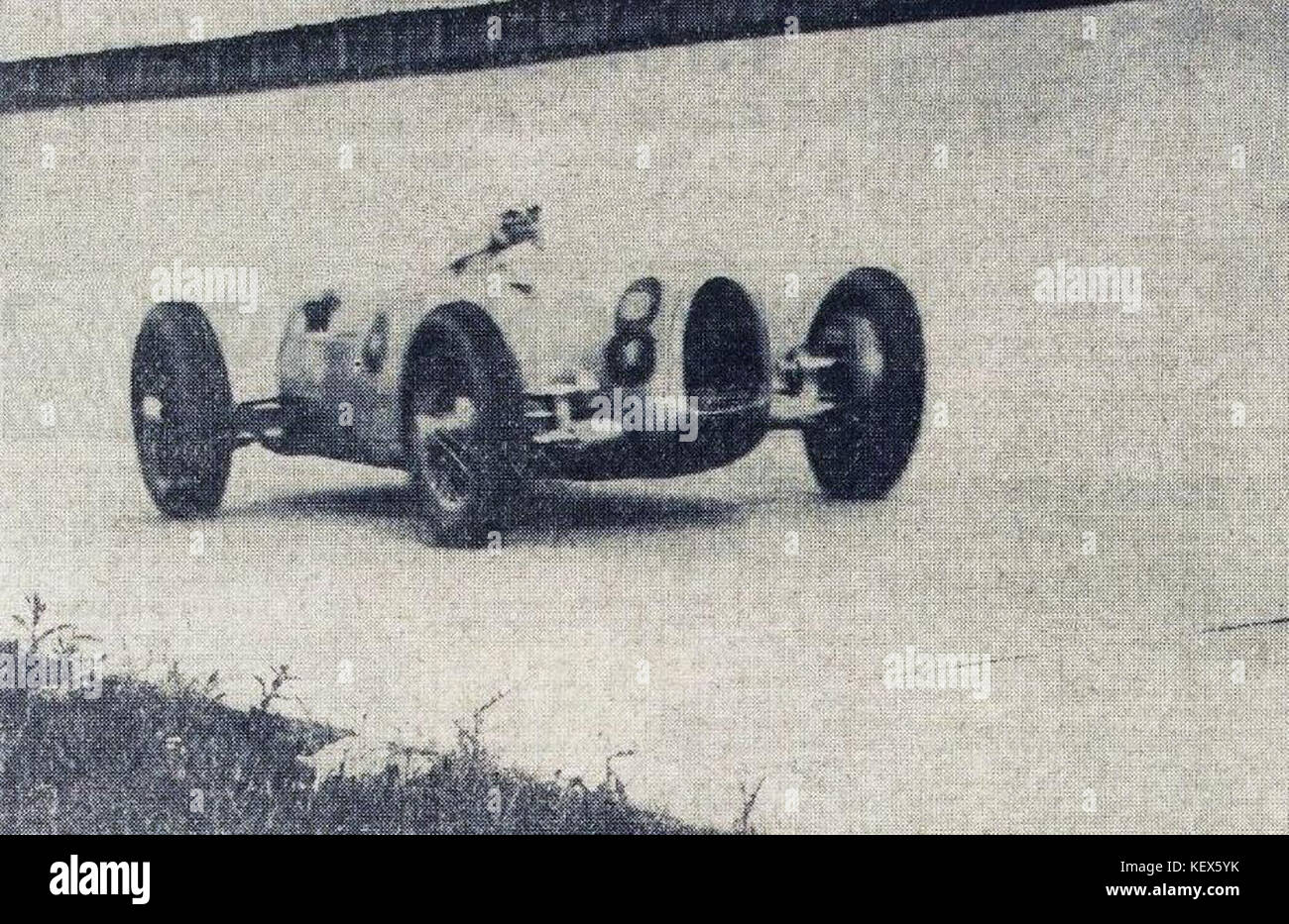 Achille Varzi au Grand Prix de l'ACF 1935, sur Auto Union AG Stockfoto