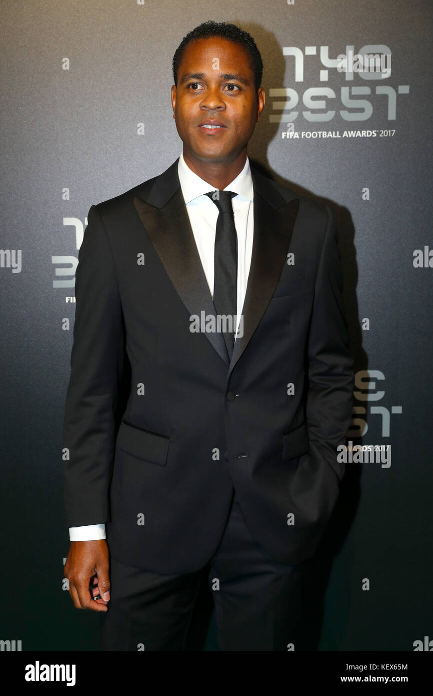 Patrick Kluivert bei den besten FIFA Football Awards 2017 im Palladium Theatre, London. Stockfoto