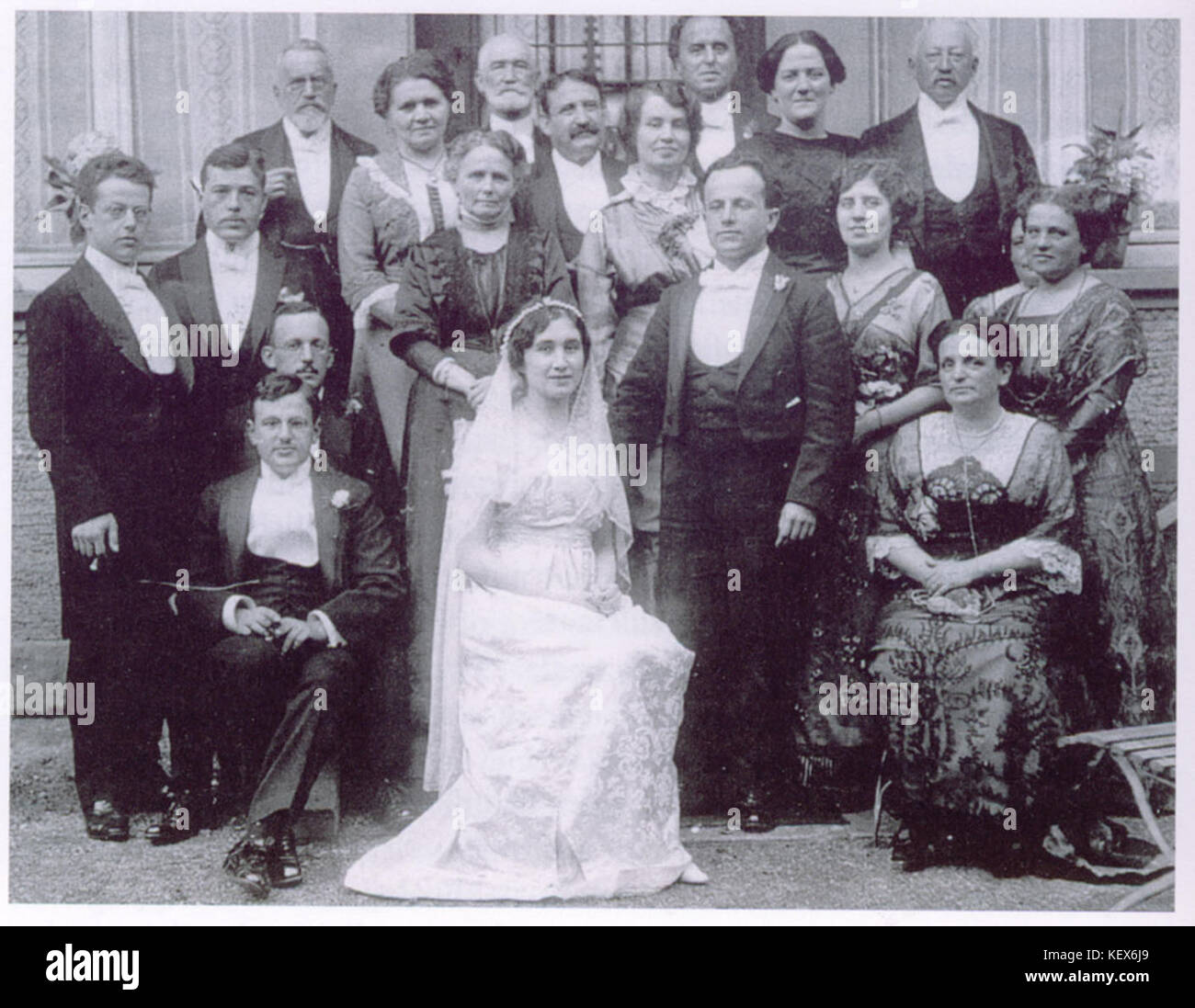 Ehrenberg Hochzeit 1913 F Stockfoto