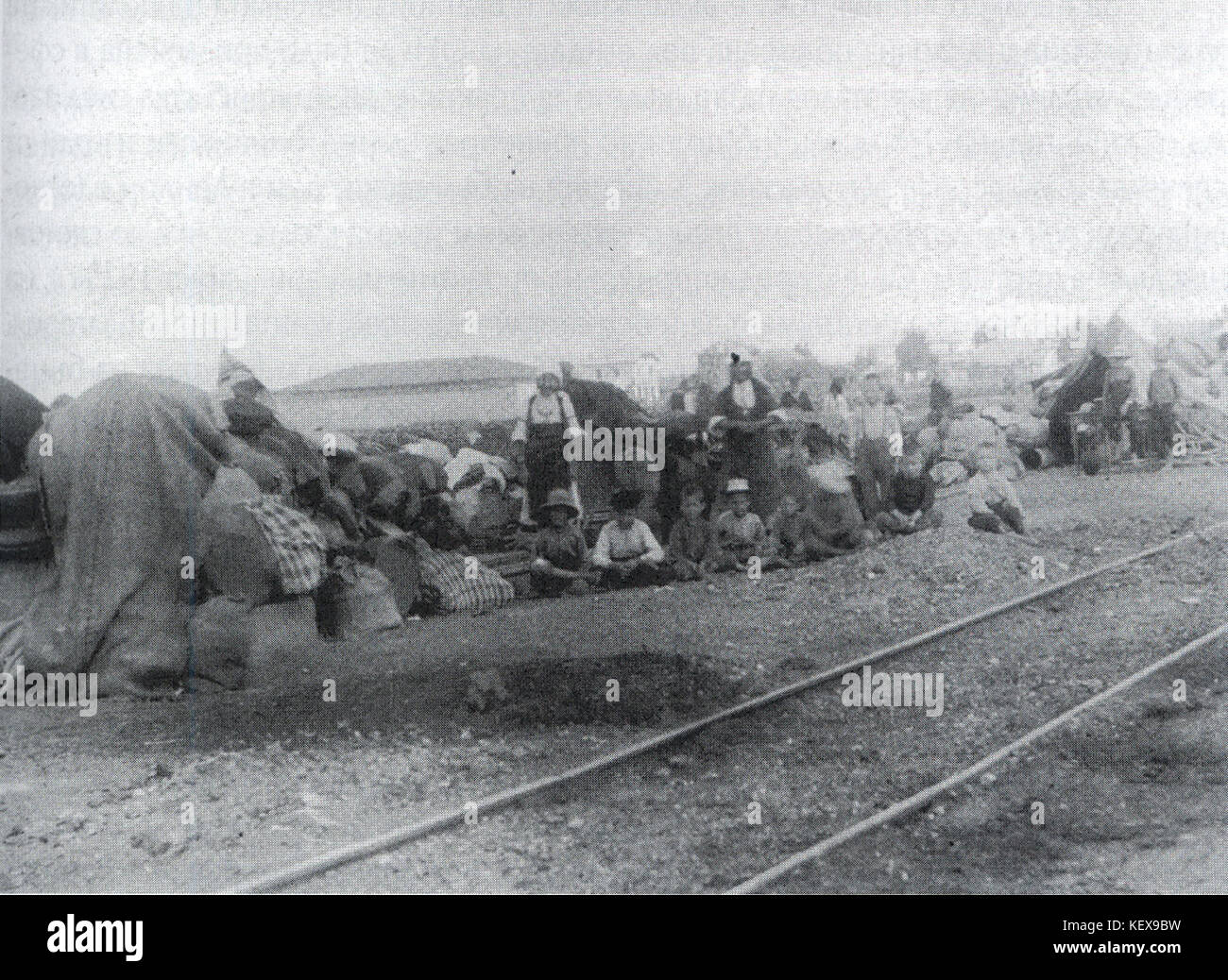 Bulgarische Flüchtlinge 1923 Stockfoto