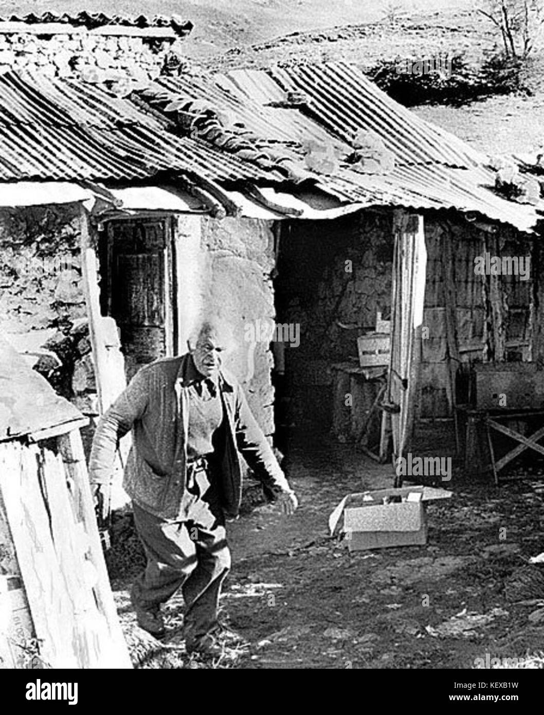 Cabane de Berger de Alpage en Haute Provence Stockfoto