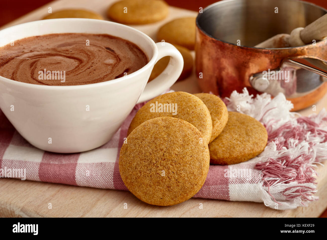 Spekulatius Honig Shortbread Cookies Stockfoto