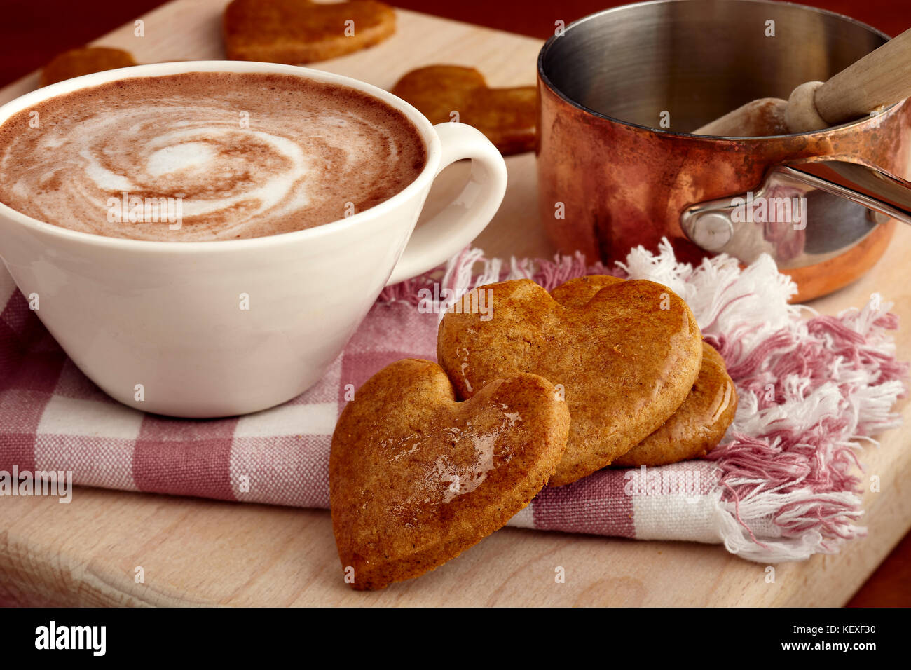 Spekulatius Honig Shortbread Cookies Stockfoto