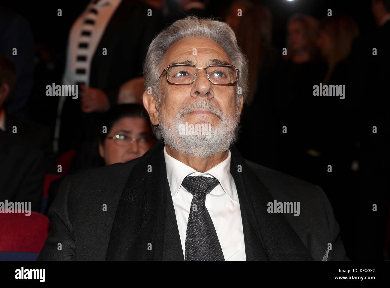 Placido Domingo bei den besten FIFA Football Awards 2017 im Palladium Theatre, London. Stockfoto