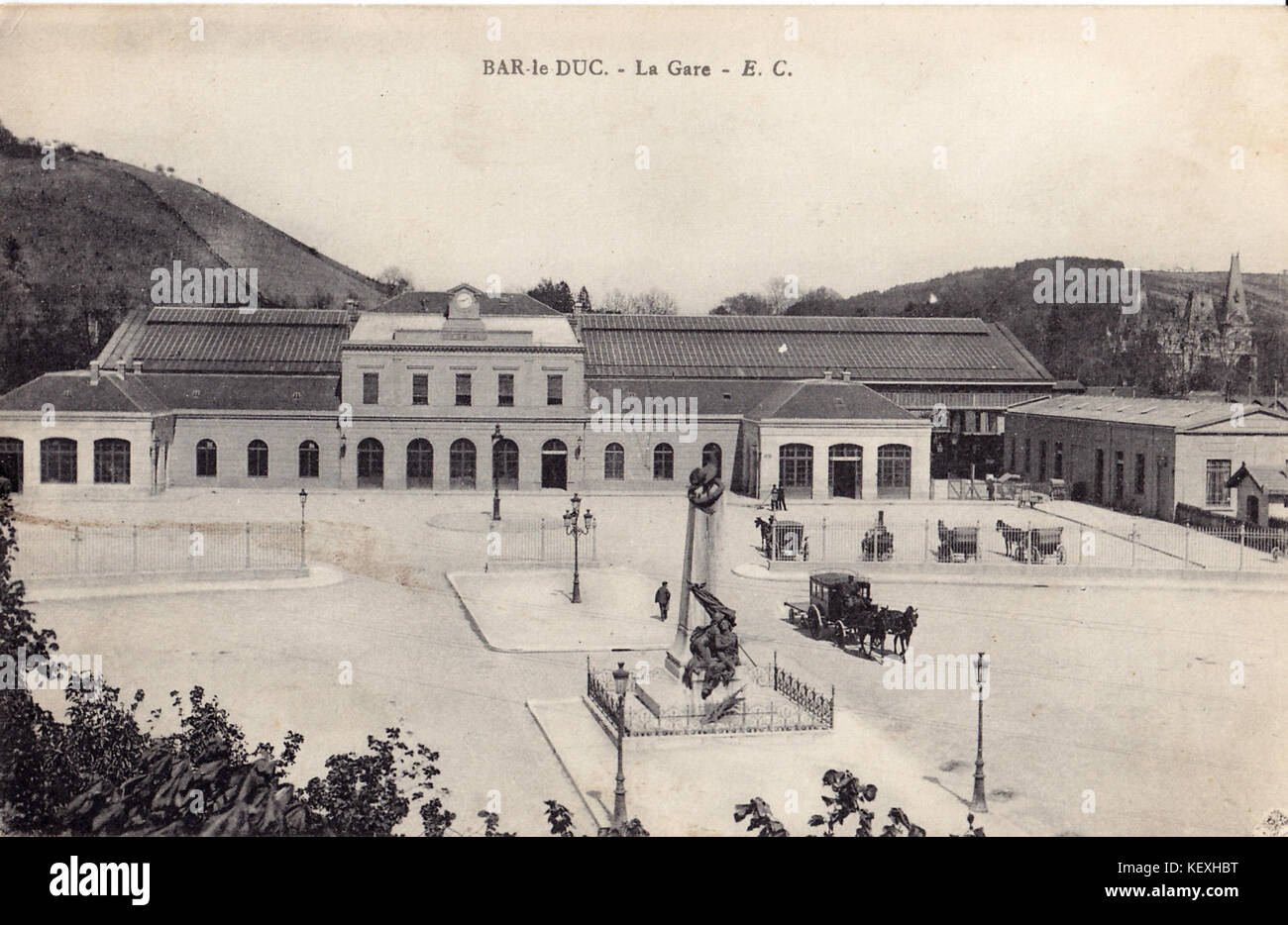 Eg BAR LE DUC La Gare Stockfoto
