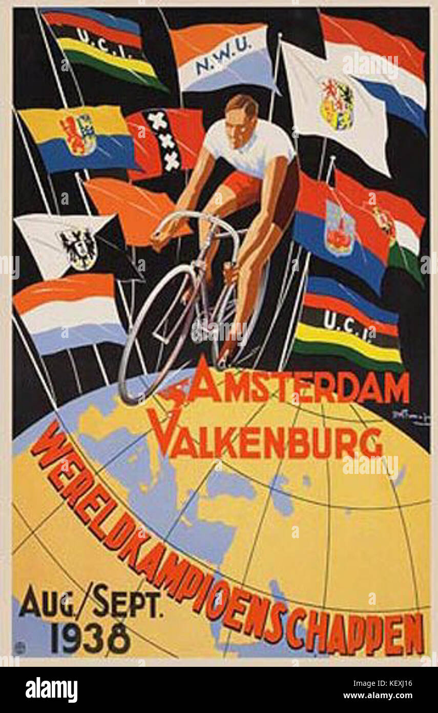 Championnats du Monde de Cyclisme 1938 Stockfoto