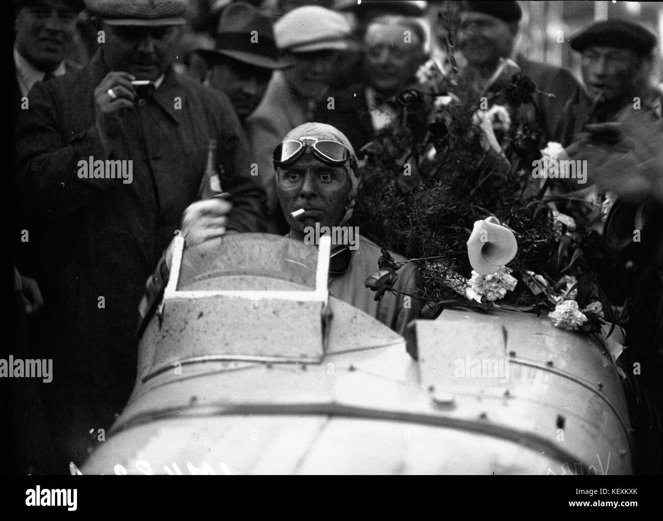 Achille Varzi beim Monaco Grand Prix 1933 Stockfoto