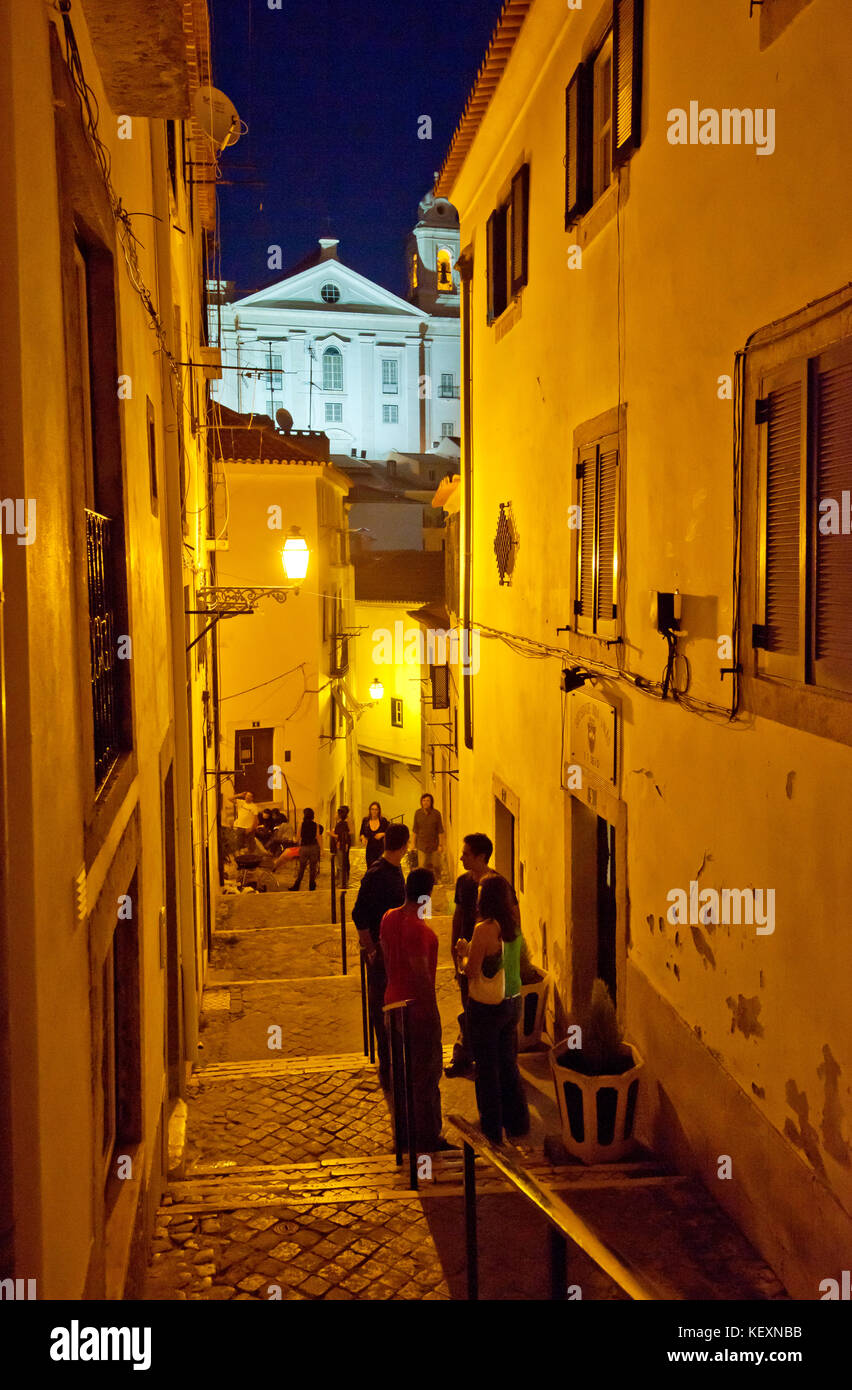Festas de Santo António em Alfama. Lissabon Stockfoto