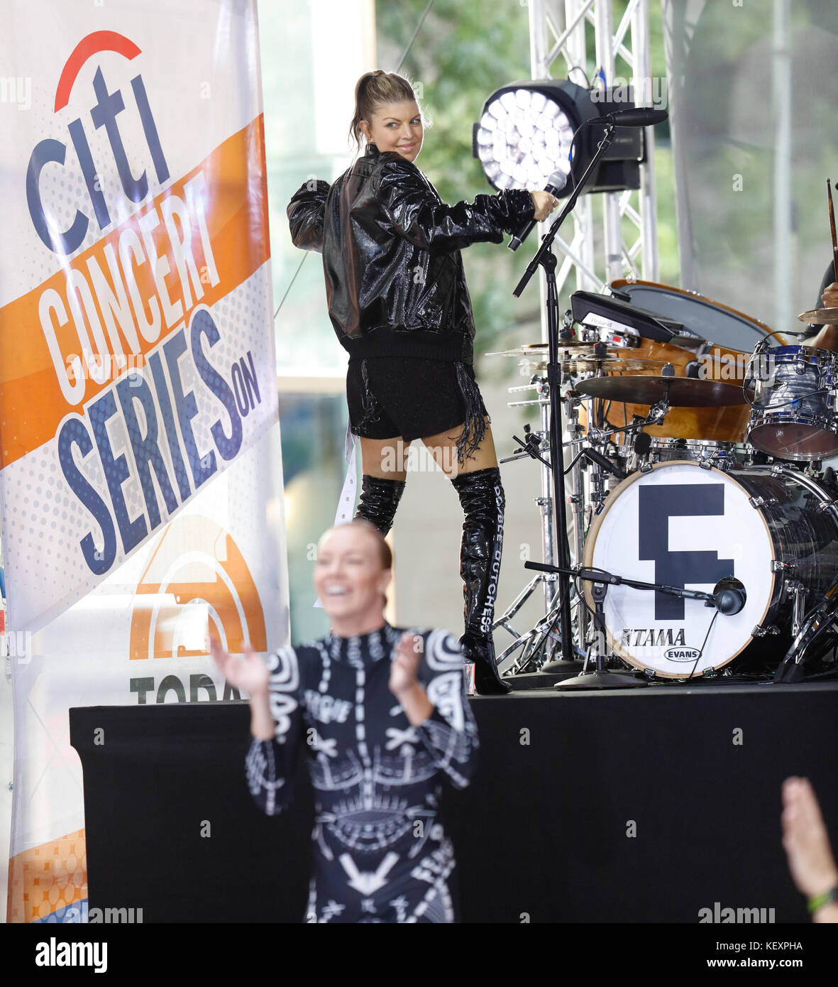 Fergie auf NBC Today Show Konzertreihen mit: Fergie wo: New York City, New York, United States wenn: 22 Sep 2017 Credit: wenn.com Stockfoto