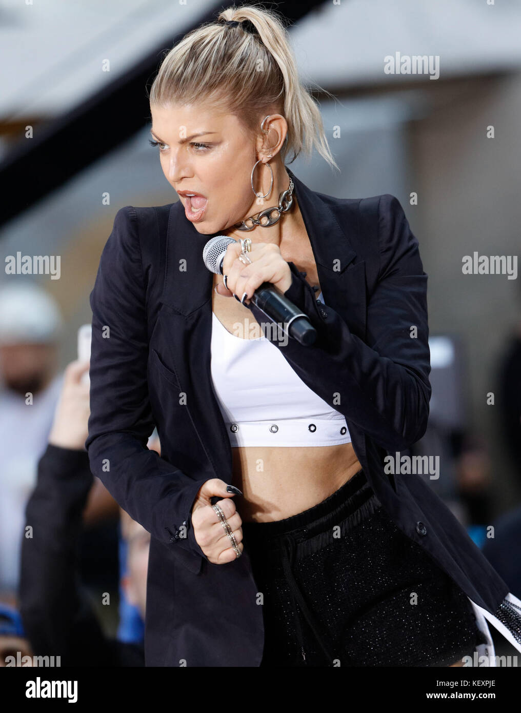 Fergie auf NBC Today Show Konzertreihen mit: Fergie wo: New York City, New York, United States wenn: 22 Sep 2017 Credit: wenn.com Stockfoto