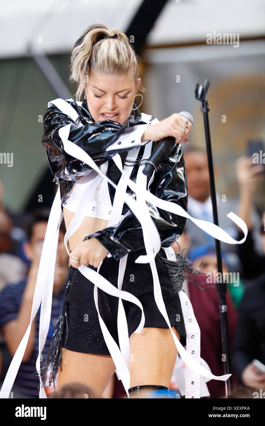 Fergie auf NBC Today Show Konzertreihen mit: Fergie wo: New York City, New York, United States wenn: 22 Sep 2017 Credit: wenn.com Stockfoto