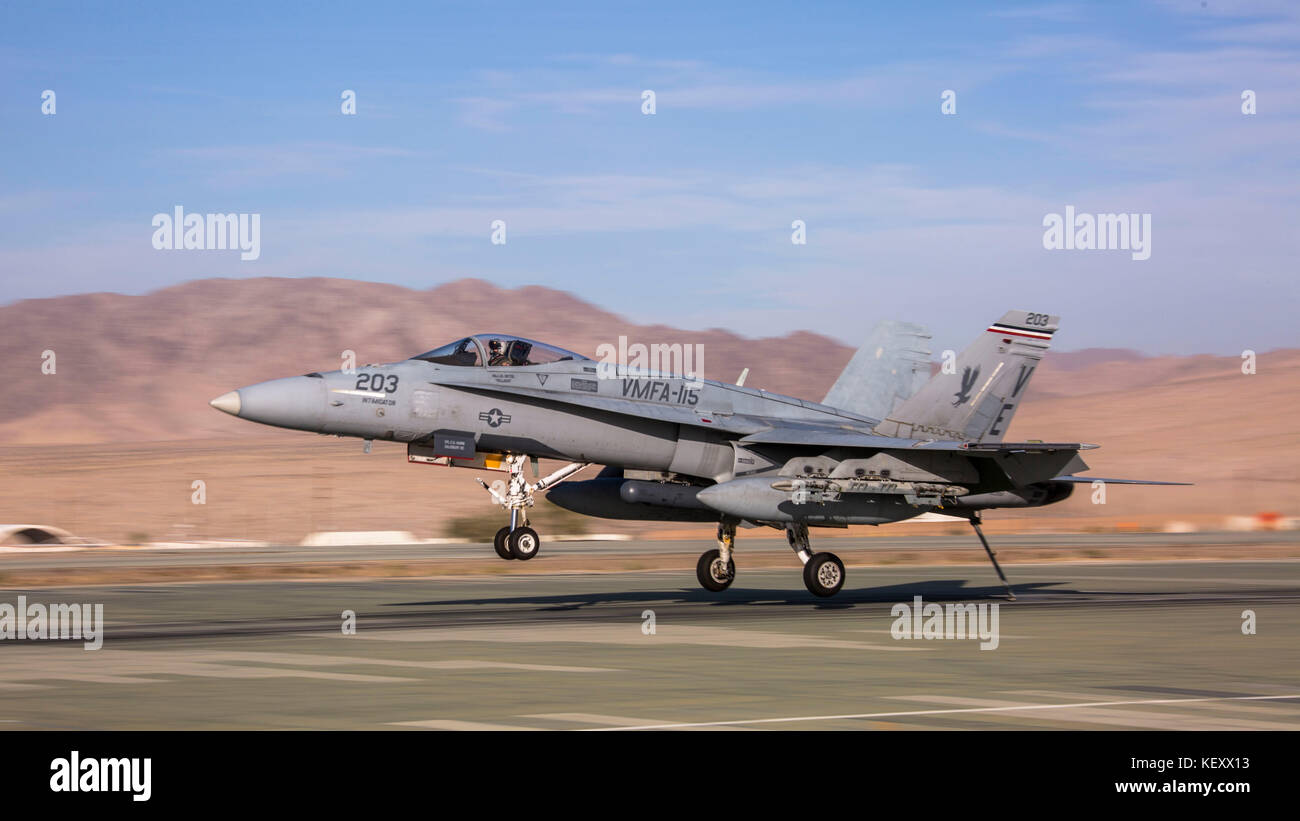 F/A-18 Super Hornet aus Stockfoto