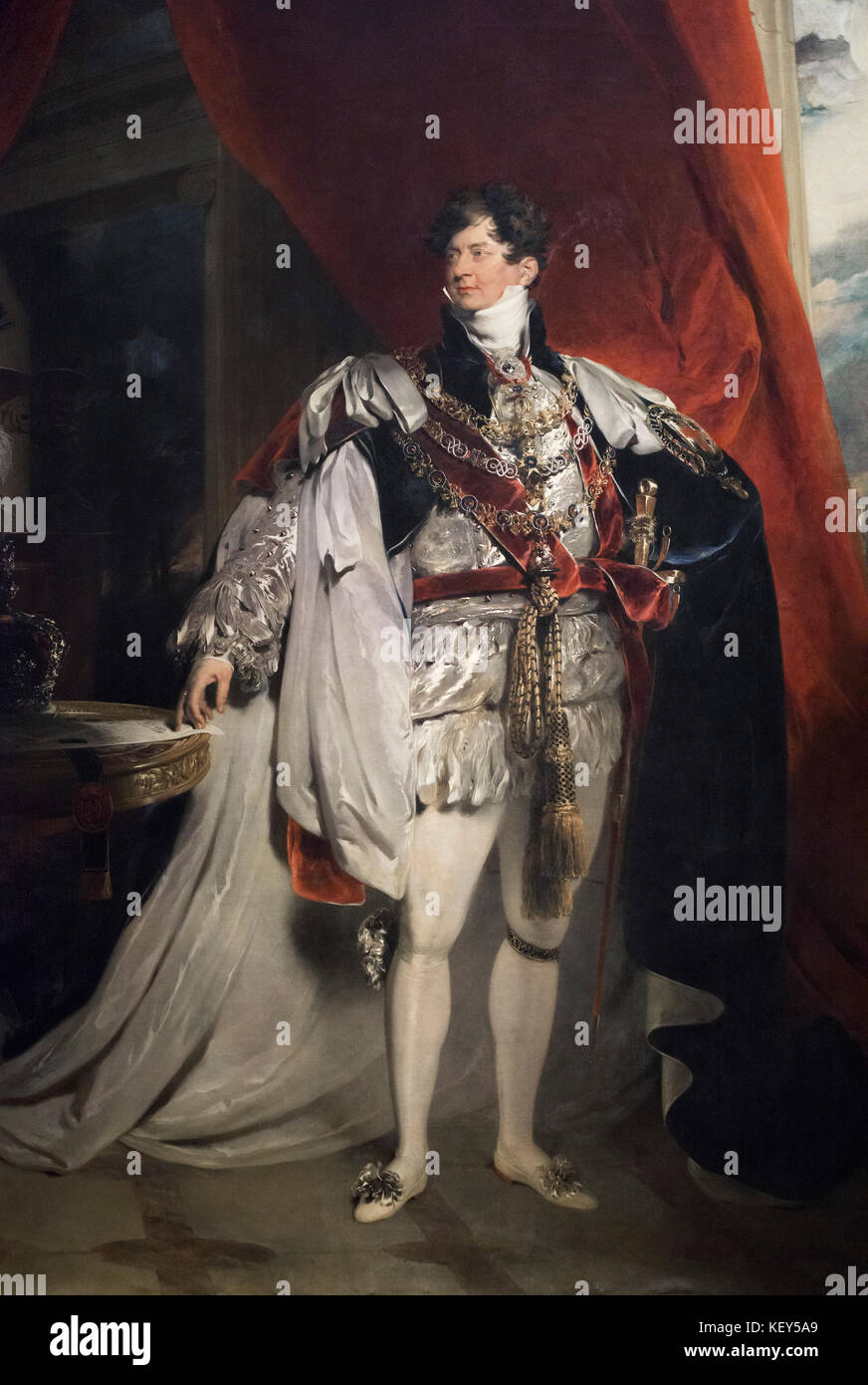 Thomas Lawrence (1769-1830), Porträt von George IV von England als Prinz Regent, N.D. Stockfoto