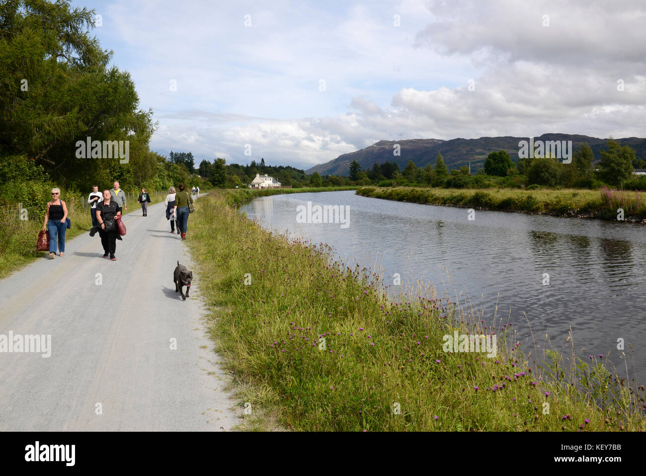 Schottland, Großbritannien. Caledonian Canal. Stockfoto