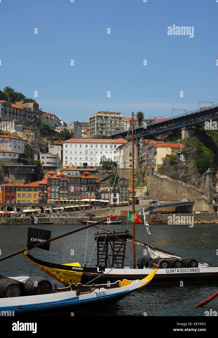 Portugal, Porto, Oporto, Fluss Douro Stockfoto