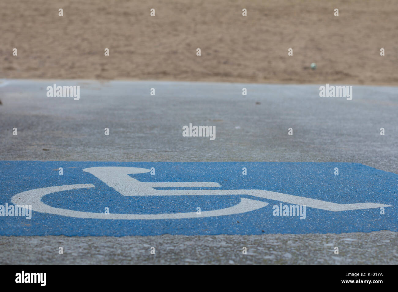 Internationales Symbol für den Zugang Stockfoto