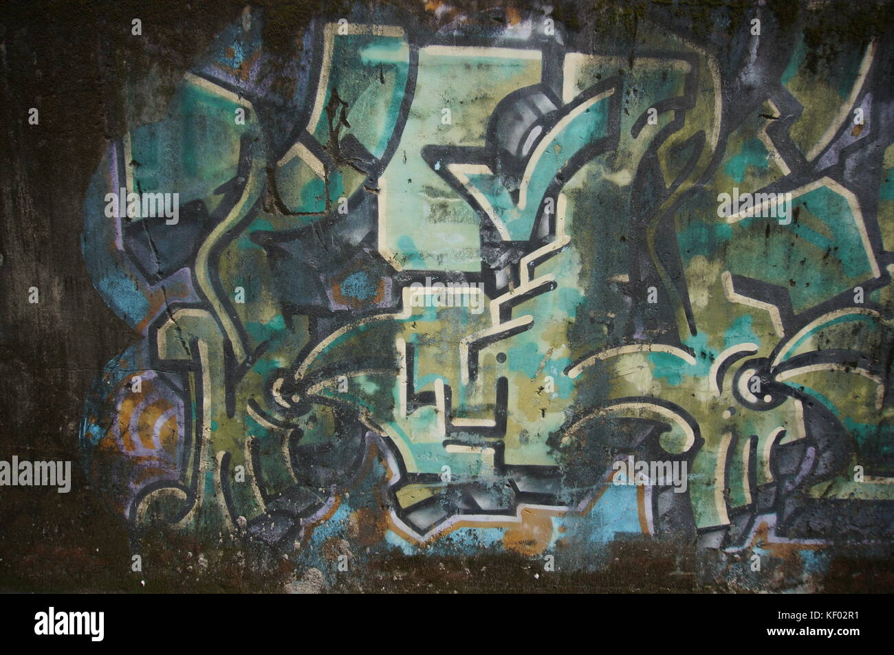 Graffiti von Taiwan Stockfoto