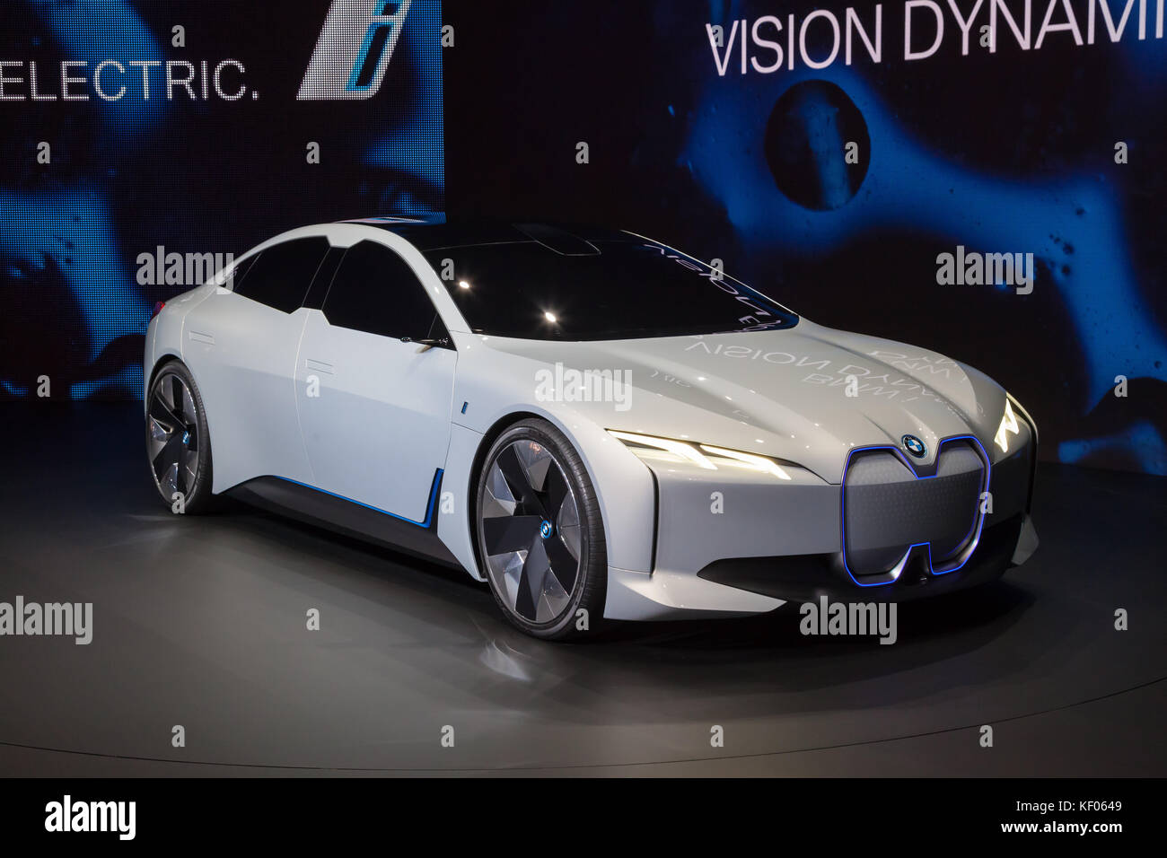 Frankfurt, Deutschland - 20.September 2017: Neue bmw Ich vision Dynamik Concept Car Präsentation auf der Frankfurter Internationalen Automobilausstellung 2017 Stockfoto