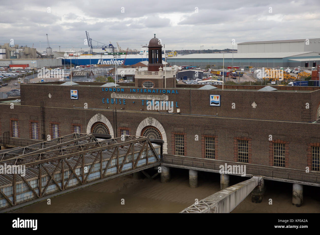 London International Cruise Terminal Gebäude in Tilbury UK Stockfoto