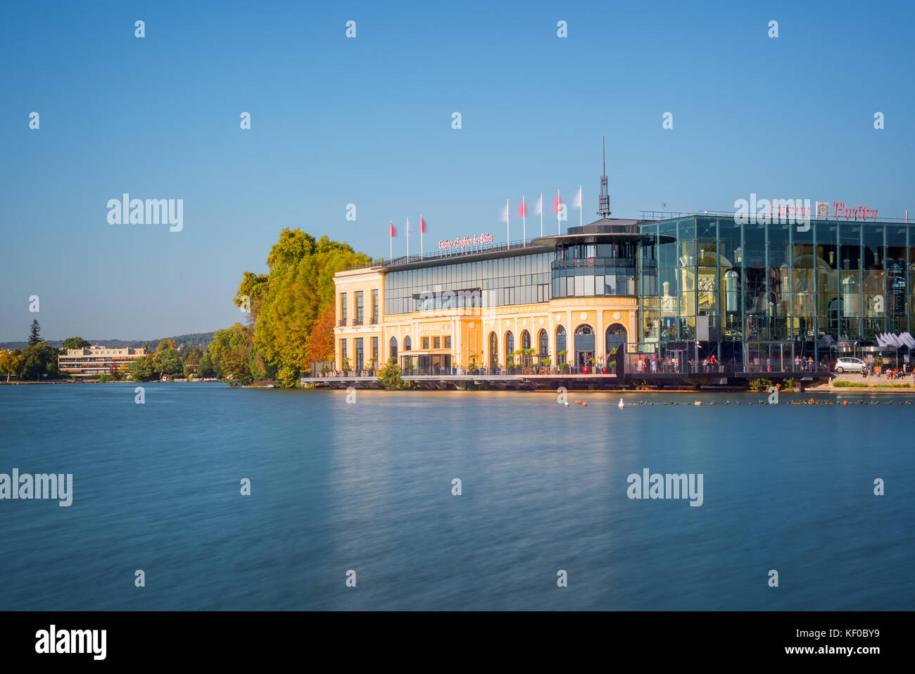 Kasino am See von Enghien les Bains in der Nähe von Paris, Frankreich Stockfoto