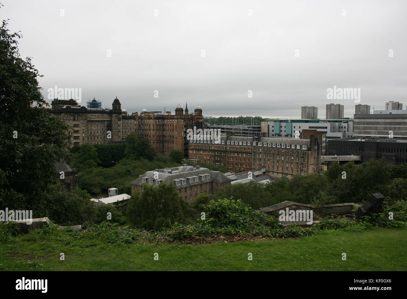 Glasgow necropolis Stockfoto