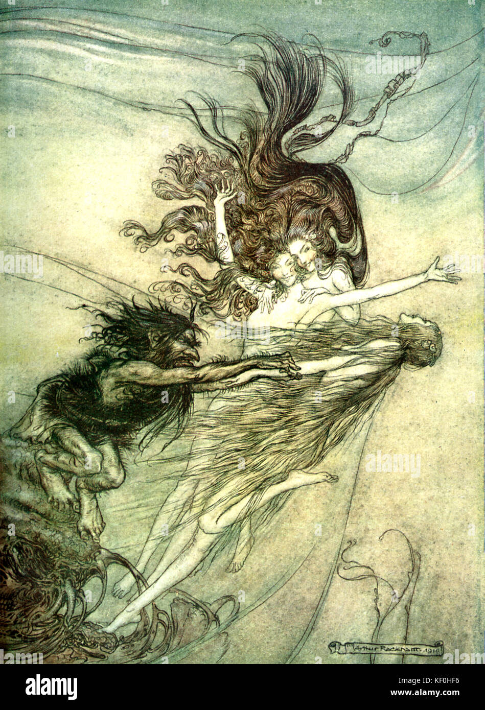 Arthur rackham nibelungen -Fotos und -Bildmaterial in hoher Auflösung ...