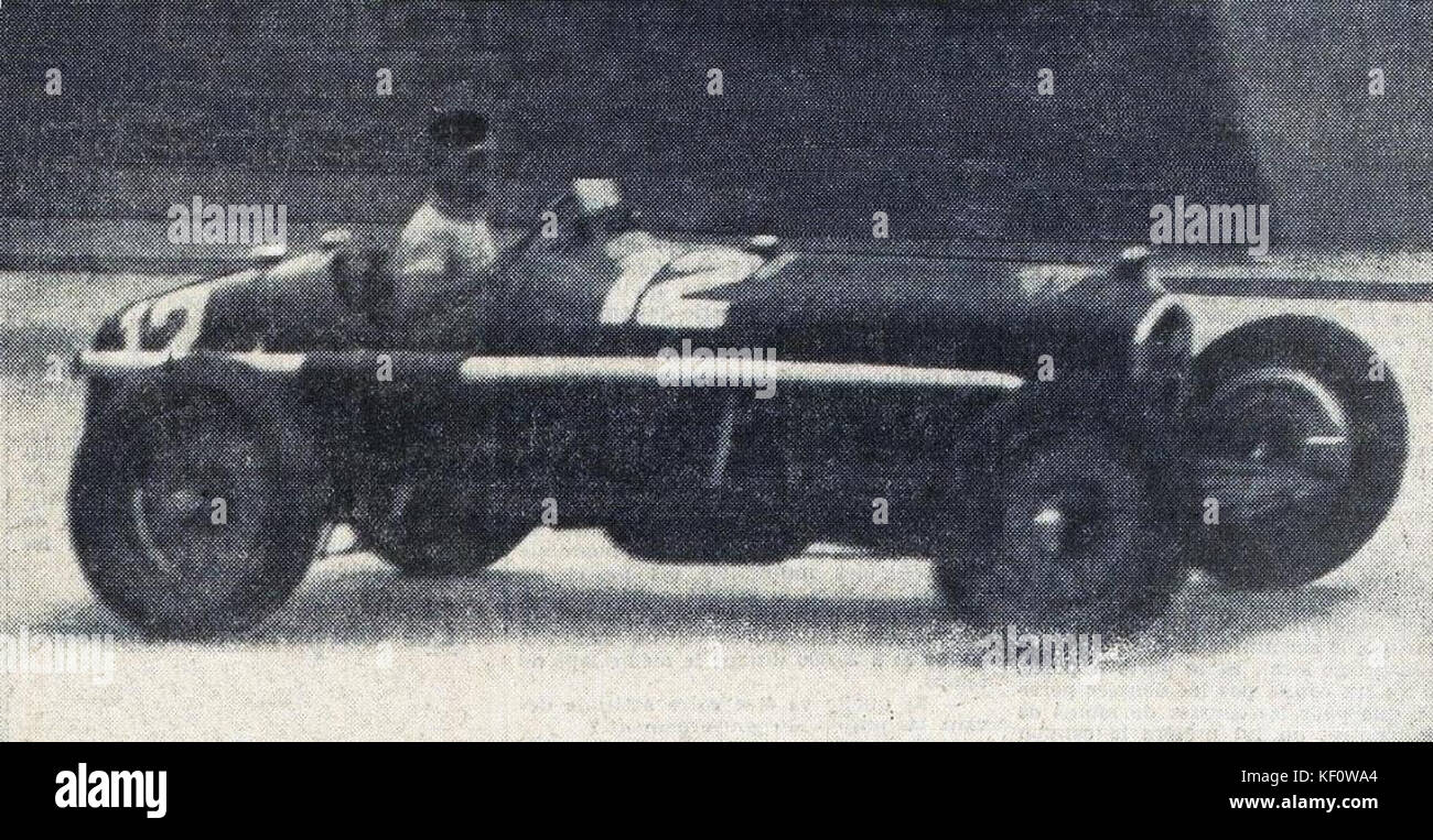 Louis Chiron, Sieger Coupe du Grand Prix de l'ACF 1934, sur Alfa Romeo P3 Stockfoto