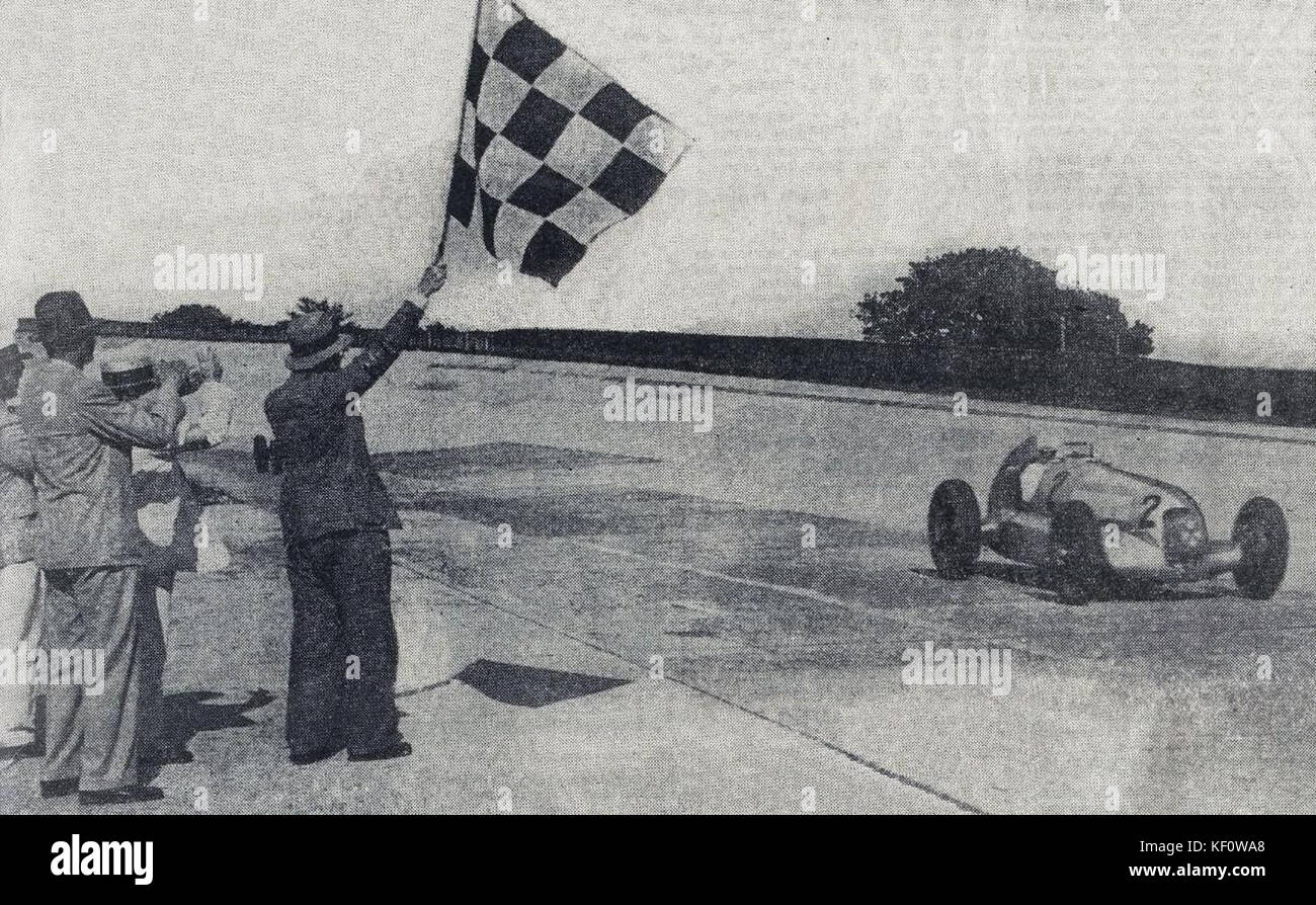Grand Prix de l'ACF 1935, Victoire de Rudolf Caracciola Stockfoto